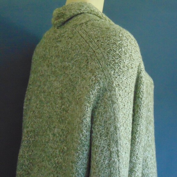 Angel of the North Anthropologie Green Chauvet Oversized Open Cardigan M - Picture 9 of 13